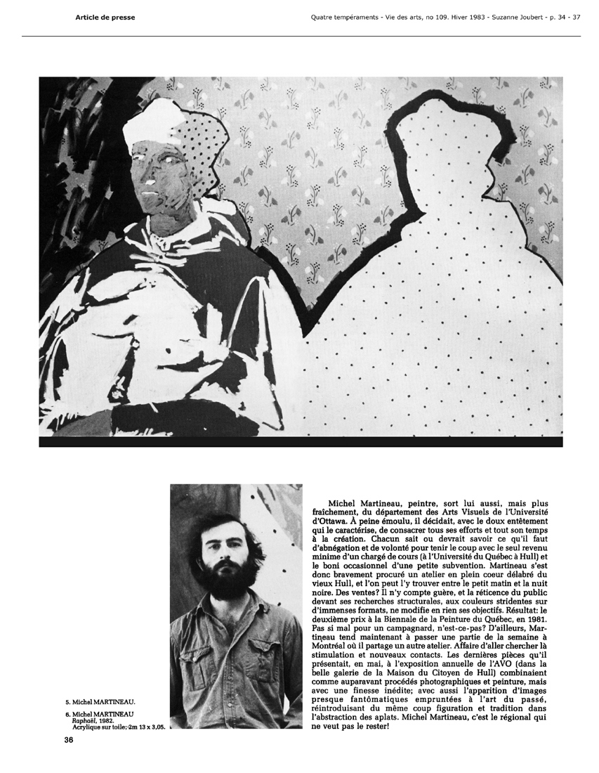 1983 — Vie des Arts — hiver 1983